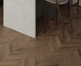 Керамогранит Wood Latina Brown Chevron  (Laparet, Индия)