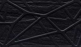 Плитка Titanium Nero Kratka Struktura 25x75