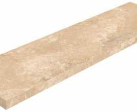 Ступень Аурелия Беж угловая левая 33x120