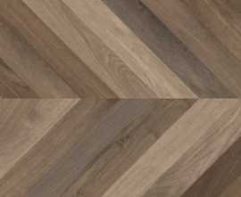 Керамогранит Wood Latina Brown Chevron M коричневый матовый карвинг 60x120