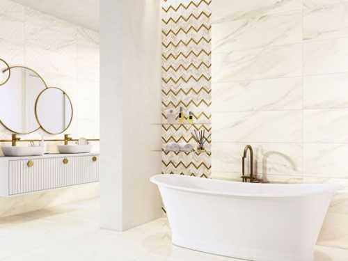 Керамическая плитка Calacatta Sparkle  (Paradyz, Польша)