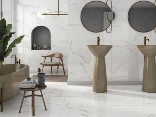 Керамогранит Bianco Dolomite  (Granoland Tiles LLP, Индия)