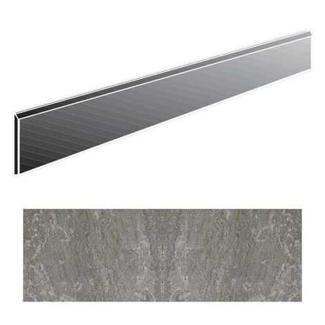 Плинтус Walks Gray Battiscopa Soft 10x60