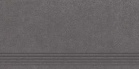 Ступень Intero grafit Stopnica prasowana mat 29,8x59,8