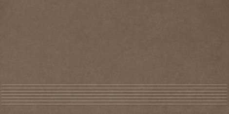 Ступень Intero brown Stopnica prasowana mat 29,8x59,8