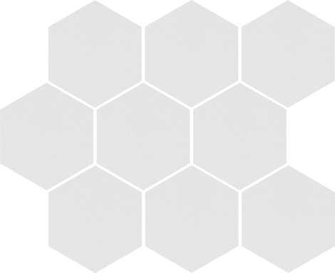 Декор Cambia white lappato Heksagon 27,53x33,4