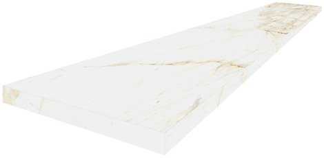 Ступень Канова Уайт угловая левая 33x120