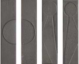 Керамогранит Koine Alphabet Lava 4,5x18,6