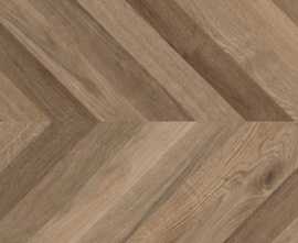 Керамогранит Wood Lux Walnut Chevron M коричневый матовый карвинг 60x120