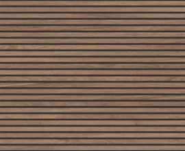 Керамогранит Wood Canarium Wenge Stripes коричневый матовый карвинг 60x120