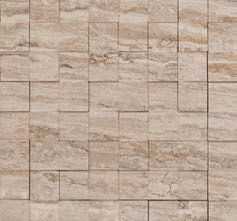 Мозаика Allmarble Mosaico Travertino 3D Nat - Lux