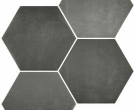 Керамогранит SIX Cementine Black 23x27