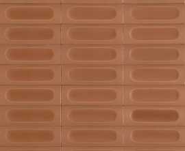 Керамогранит Confetto Struttura 3d Savoiardo Mattone Semimatt 5x15
