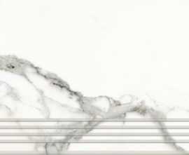 Ступень Iceberg Бело-голубой/White blue Лаппатированный 30x60