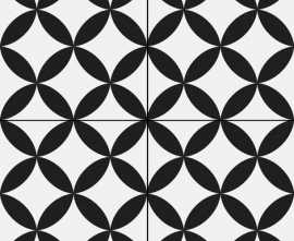 Керамогранит Circle Black Pre. 45x45